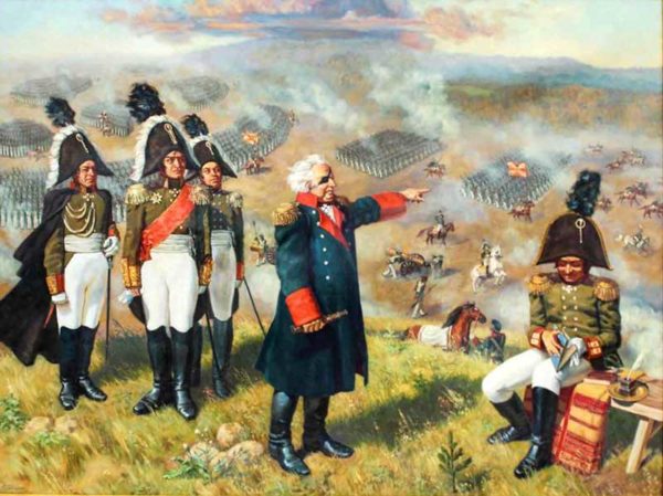 Mikhail Kutuzov Borodino Battle original painting