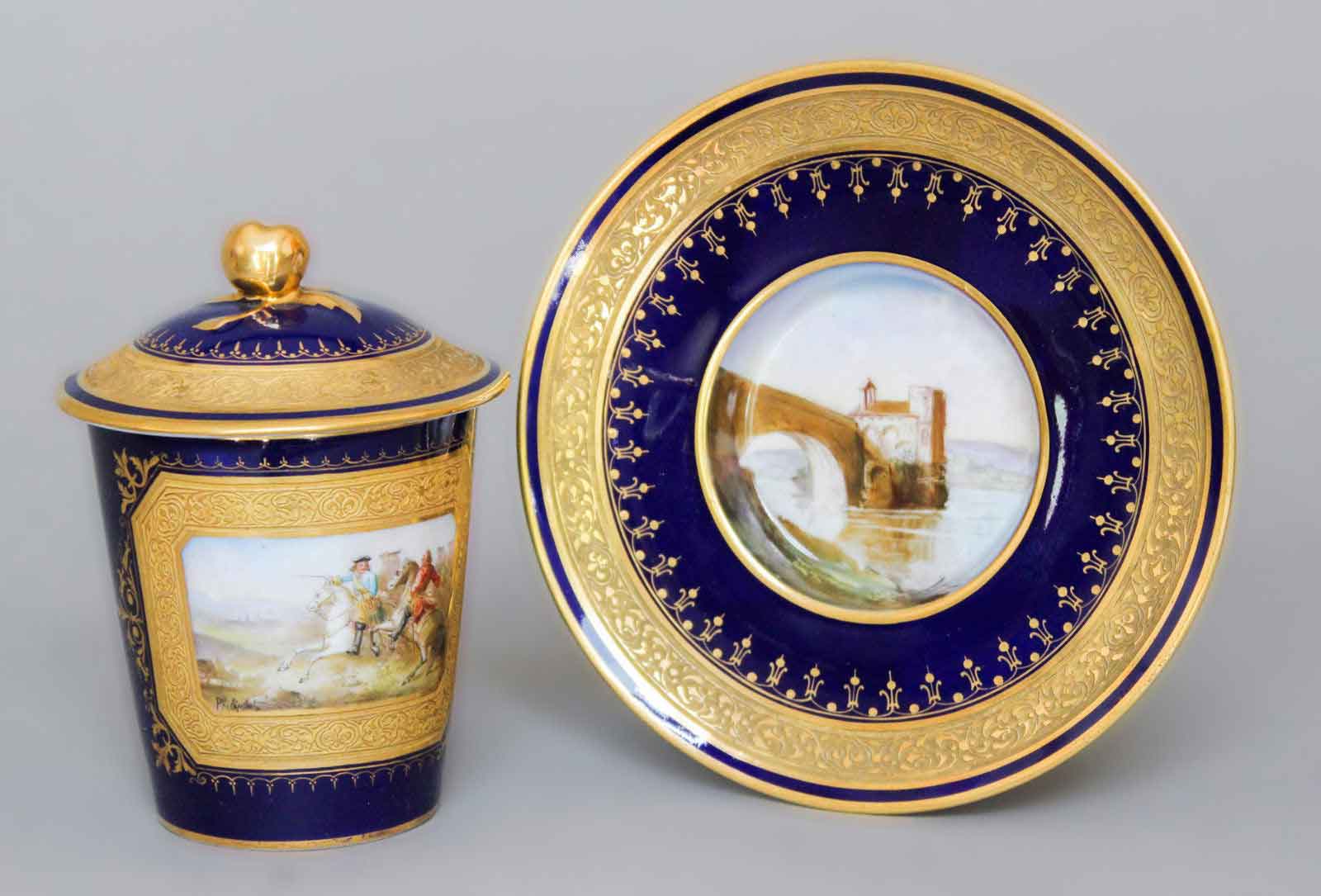 Sèvres Antique Cup and Saucer