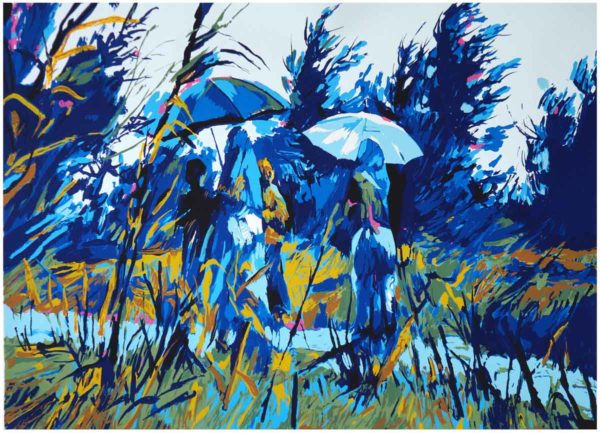 Nicola Simbari "Les Parapluies"
