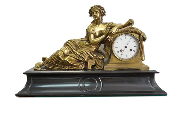 Bronze Mantel Clock