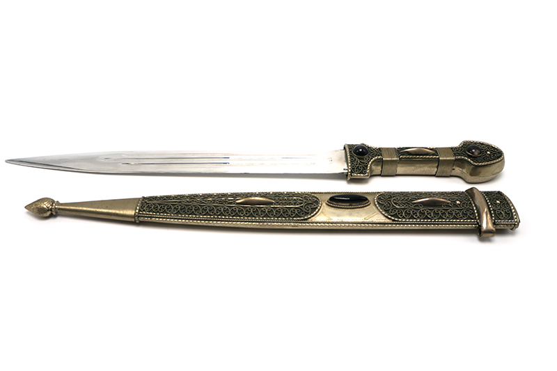 Caucasian Dagger Kindjal with Scabbard