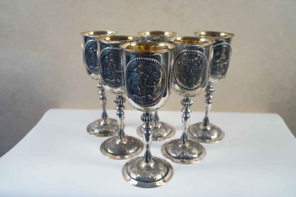 Russian ROMANOV coronation Goblets