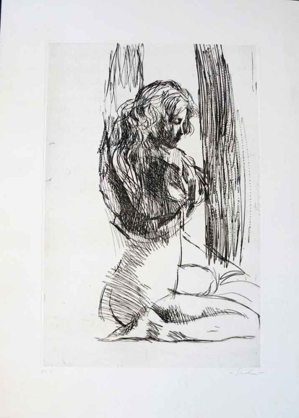 SYLVIE  limited edition etching by Nicola Simbari full size