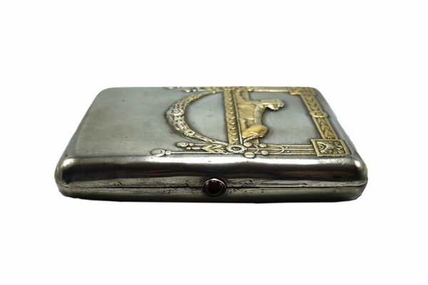 Sphinks Silver and Gold Cigarette Case